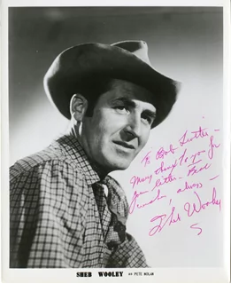 Sheb Wooley autograph