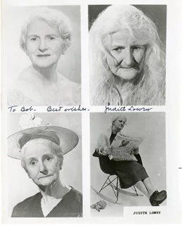 Judith Lowry autograph