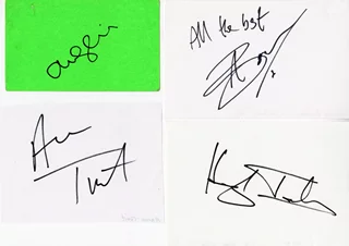 Les Miserables autograph