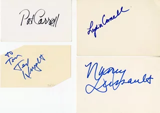 Too Close For Comfort autograph