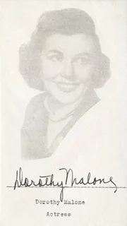 Dorothy Malone autograph