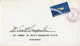 Scott Carpenter autograph