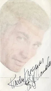Jeff Chandler autograph