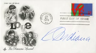 Robert Indiana autograph