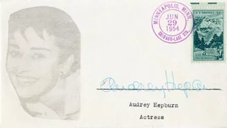 Audrey Hepburn autograph