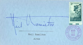 Neil Hamilton autograph