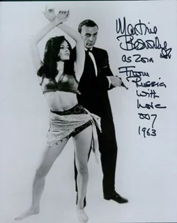 Martine Beswick autograph