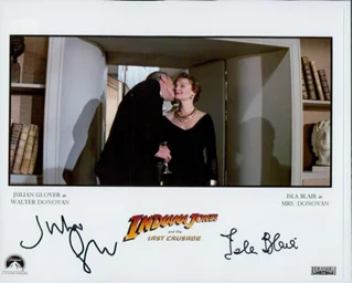 Indiana Jones and The Last Crusade autograph