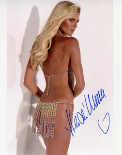 Heidi Klum autograph