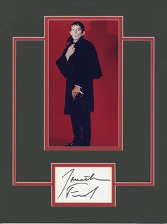 Jonathan Frid autograph