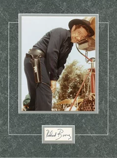 Richard Boone autograph