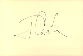 Jimmy Carter autograph