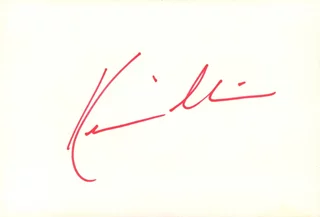 Kevin Costner autograph