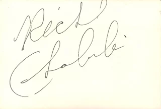 Richard Chamberlain autograph