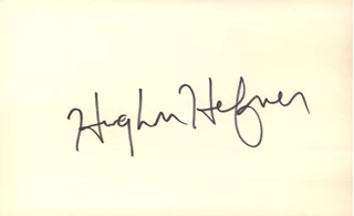 Hugh Hefner autograph