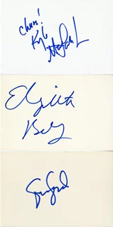 Showgirls autograph