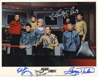 Star Trek autograph