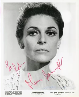 Anne Bancroft autograph