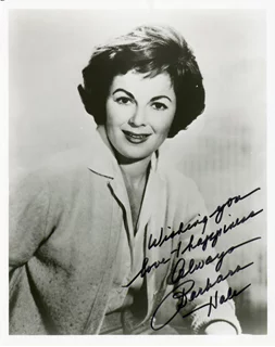 Barbara Hale autograph
