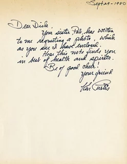 Ken Curtis autograph