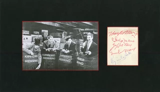 Marx Brothers autograph
