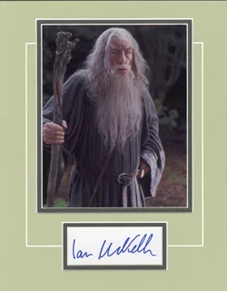 Ian McKellen autograph