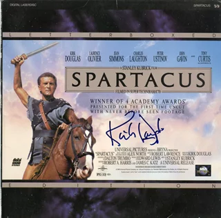 Kirk Douglas autograph