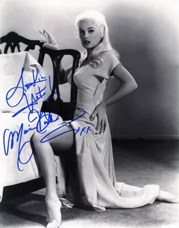 Mamie Van Doren autograph
