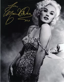Mamie Van Doren autograph