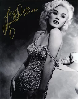 Mamie Van Doren autograph
