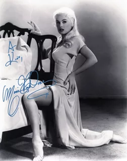 Mamie Van Doren autograph