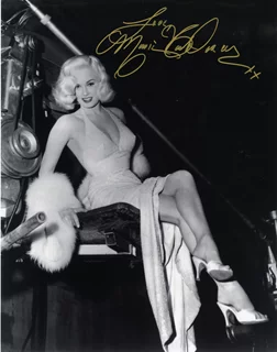Mamie Van Doren autograph