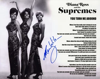 Mary Wilson autograph