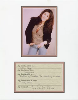 Maria Conchita Alonso autograph