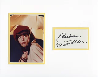 Barbara Feldon autograph