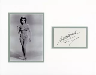 Nancy Kovack autograph