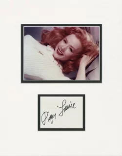 Piper Laurie autograph