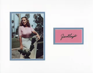 Janet Leigh autograph