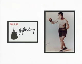 Max Schmeling autograph