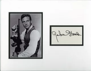 Robert Stack autograph