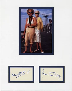 Hume Cronyn & Jessica Tandy autograph