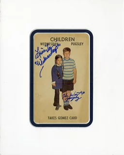 The Addams Family autograph