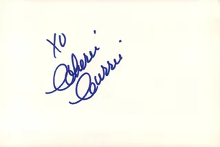 Cherie Currie autograph