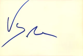 Jean-Claude Van Damme autograph