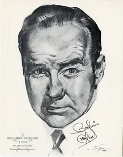 Broderick Crawford autograph