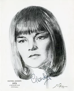 Glenda Jackson autograph
