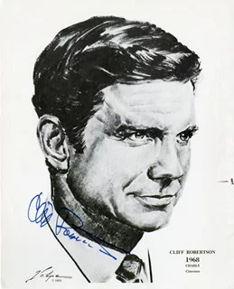 Cliff Robertson autograph