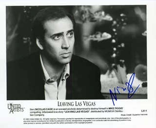 Nicolas Cage autograph