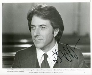 Dustin Hoffman autograph