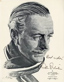 David Niven autograph